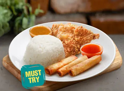 1 Pc. Chicken & Lumpia Shanghai