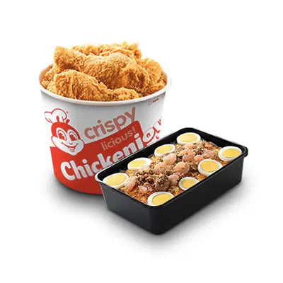 8 - pc. Chickenjoy with Palabok Family Pan