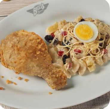 Chicken With Macaroni Salad