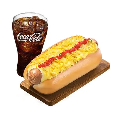 Cheesy Classic Jolly Hotdog w/ Drink